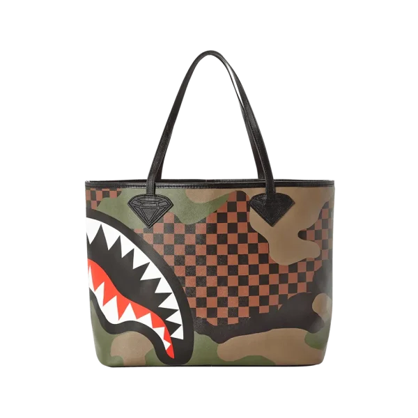 SHARKS IN PARIS (CAMO EDITION) TOTE