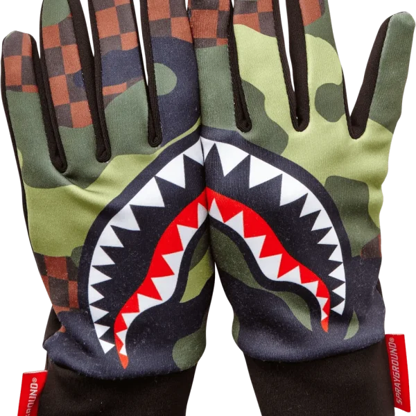 CHECKER CAMO GLOVES