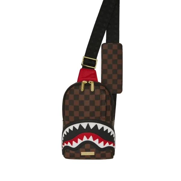SAWTOOTH SHARKS IN PARIS ONE-STRAP SLING