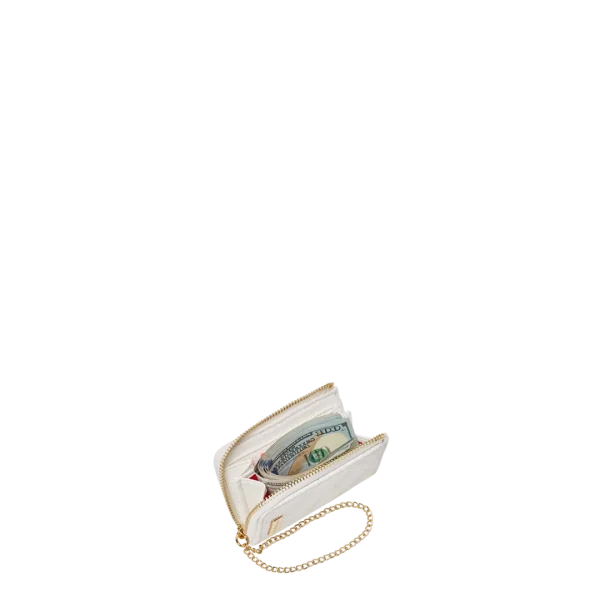 RIVIERA LE BLANC GOLD CHAIN SHARK WALLET